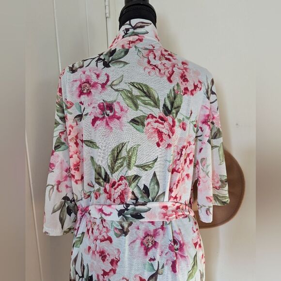 Show Me Your Mumu Floral Coverup Robe Coastal Cowgirl Romantic Beachy Chic - Picture 6 of 8